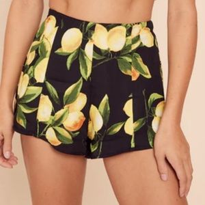 Lemon Drop Shorts, Sz L